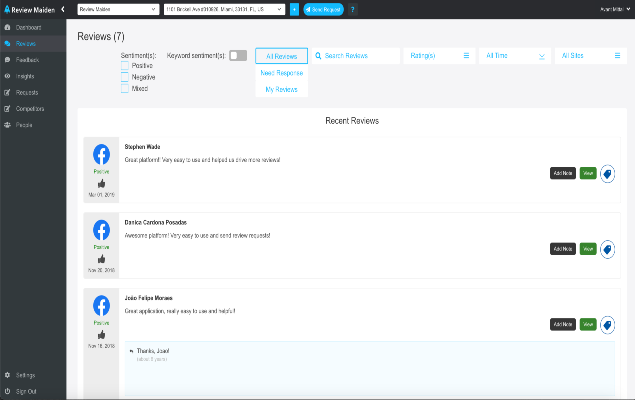 ReviewMaiden screenshot